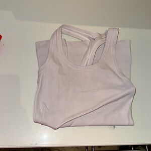 white lululemon top- size 2